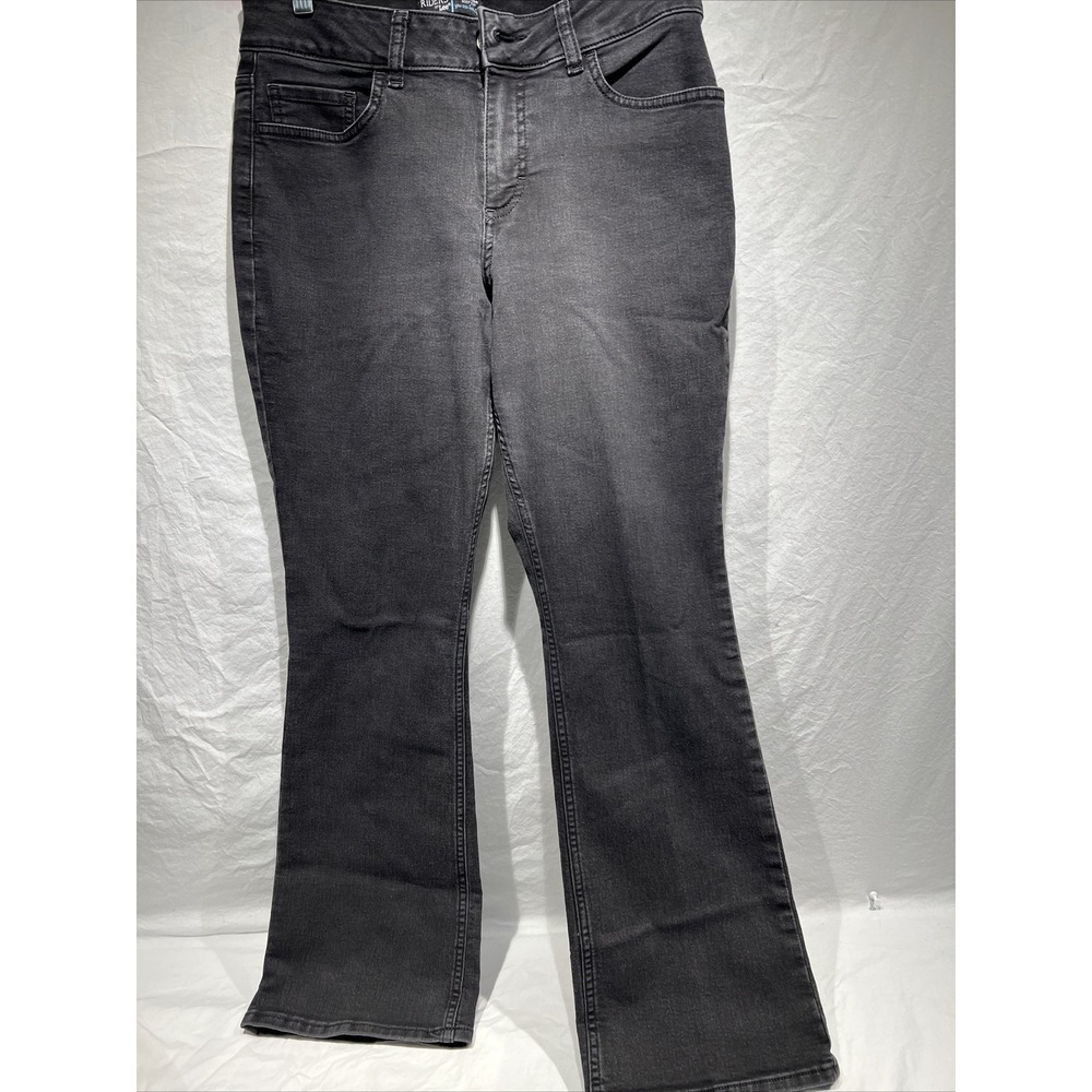 Riders by Lee Bootcut Jeans Women's 10P Petite Black Mid Rise